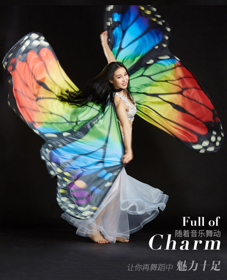 橙色蝴蝶(配伸缩棍)适用场景健身美体,运动潮流,舞蹈运动里料成分含量