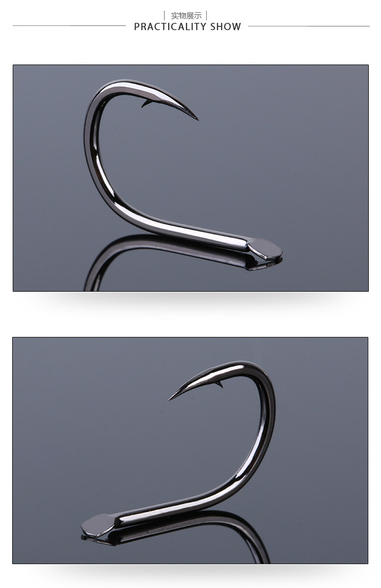 寒月刃鱼钩 日本原产小矶钩 黑色有倒刺散装钓鱼钩渔具批发