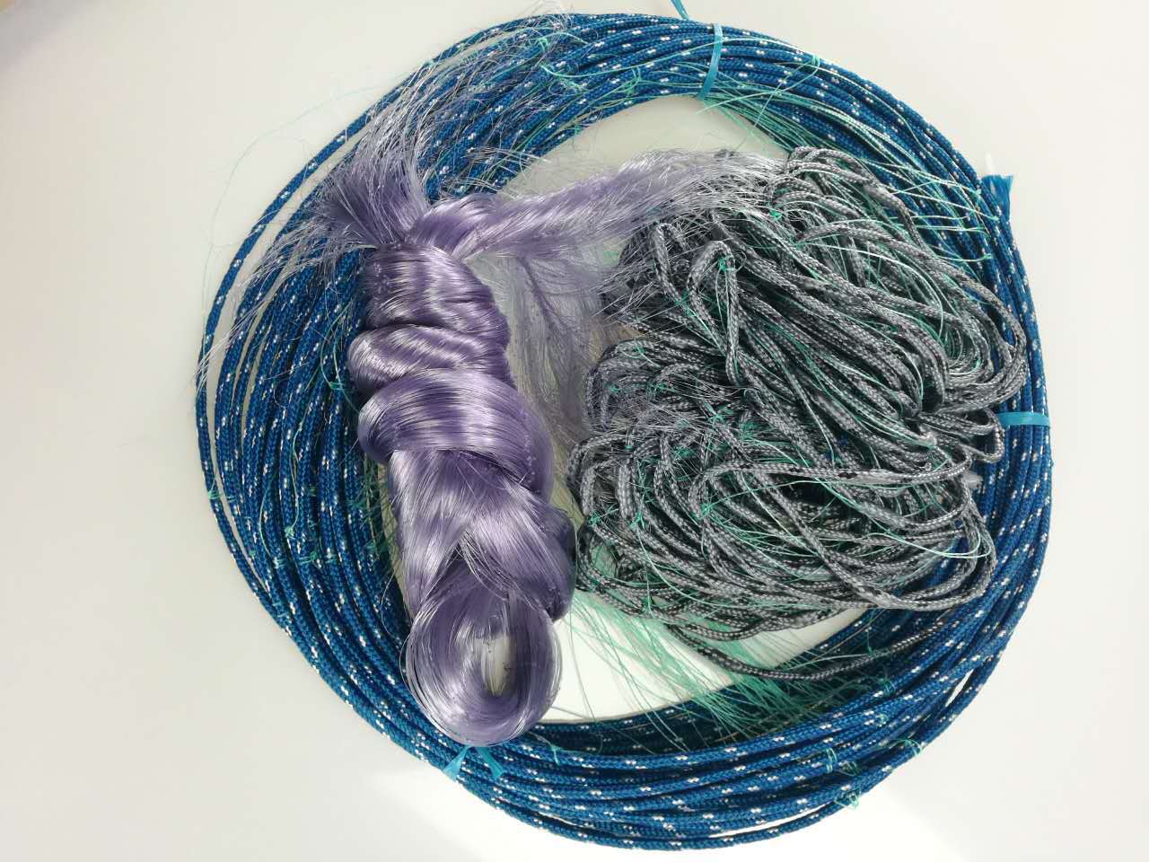 厂家定制批发渔网三层鱼网芬兰圈网挂网捕鱼网沾网