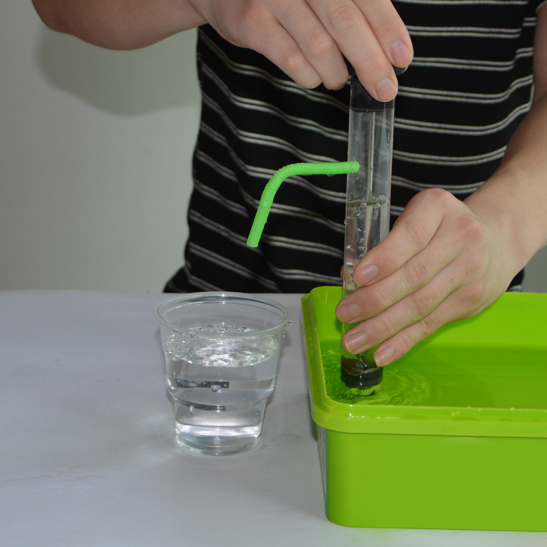 科技小发明材料小学生diy玩具幼儿园科学小制作实验抽水压井