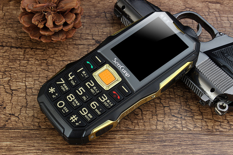 电霸三防手机超长待机 老年功能手机 双卡双待新款老人手机批发