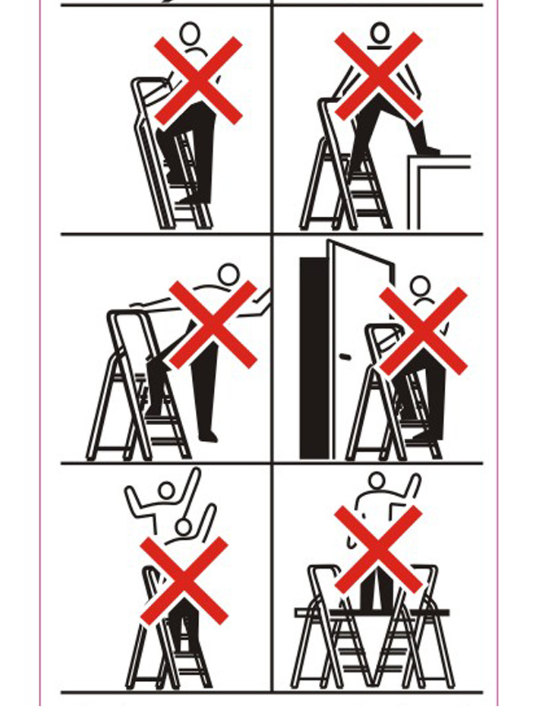 梯背架的使用方法图图片