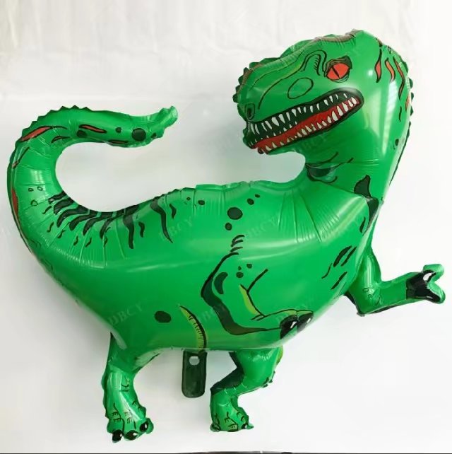 新款霸王龙气球 铝膜气球恐龙展装饰用品儿童恐龙主题派对装饰