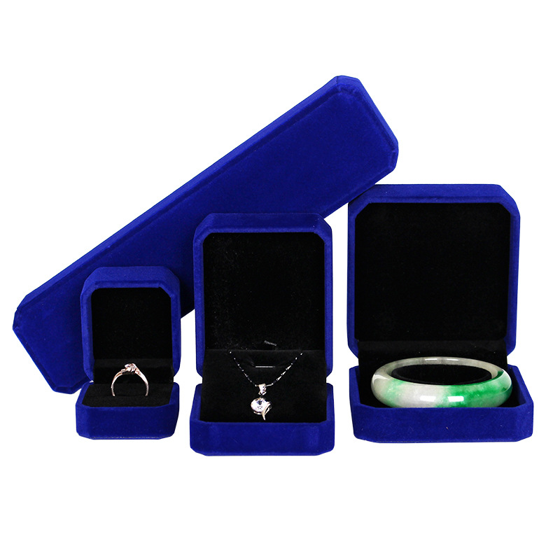 Jewellery Box Flannel Ring Box Pendant Brace Lace Bracelet Necklace Gift Box Ornament Ear Stud Badge Packaging