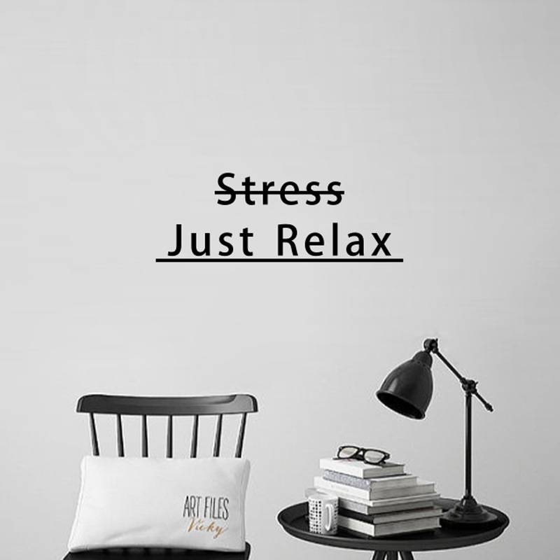 relax墙贴