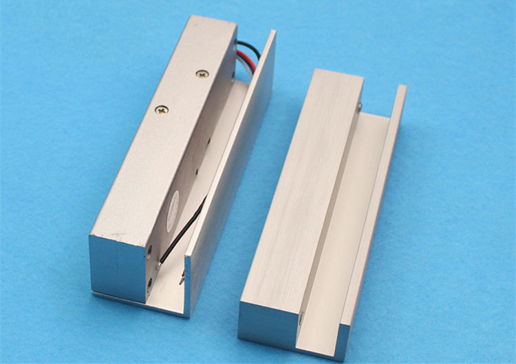 无框玻璃门电插锁 延时可调 5线 门禁锁 低温锁 带led指示灯