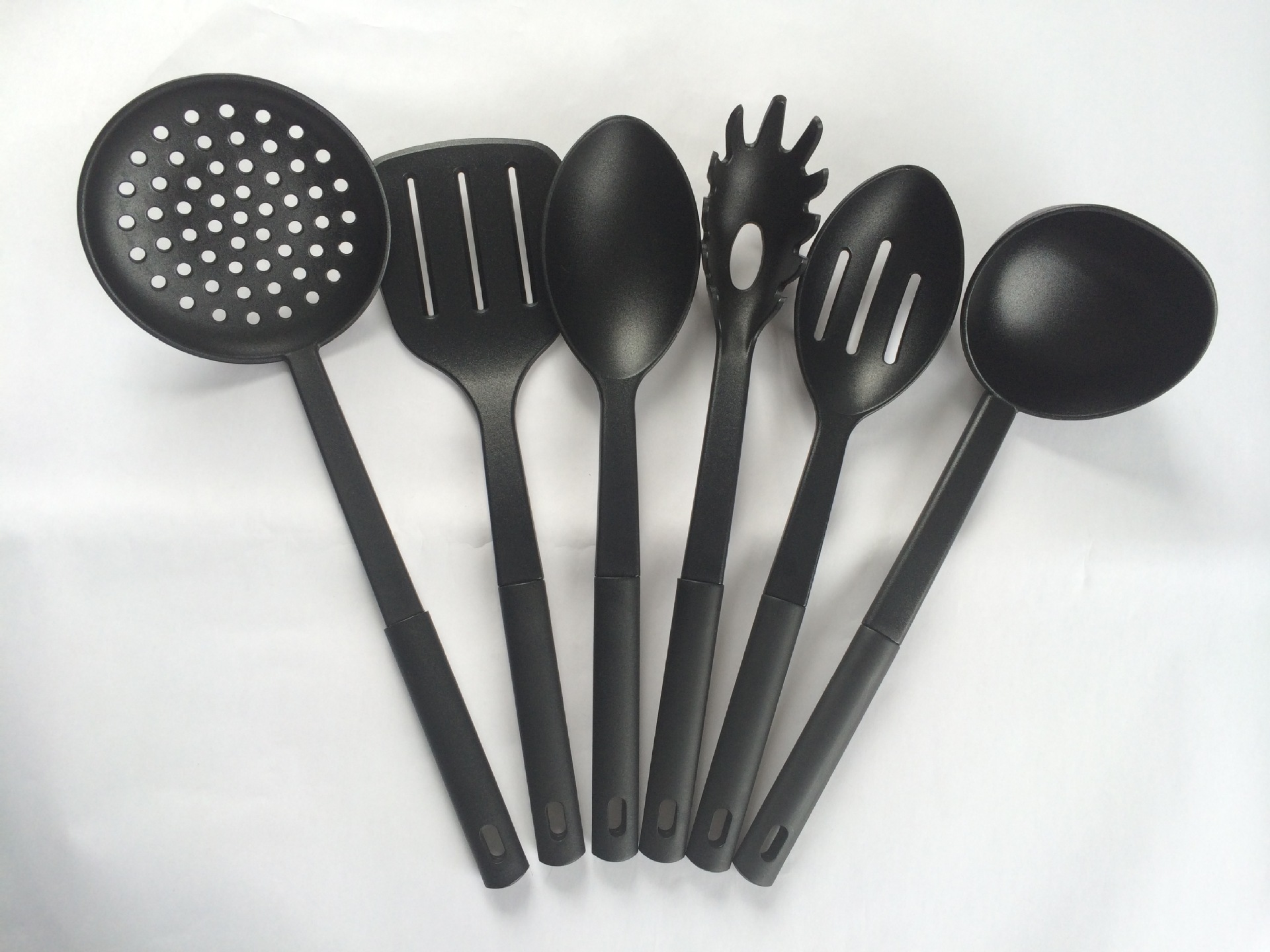 厂家直销尼龙铲 尼龙厨具 烹饪铲勺六件套 尼龙餐具六件套