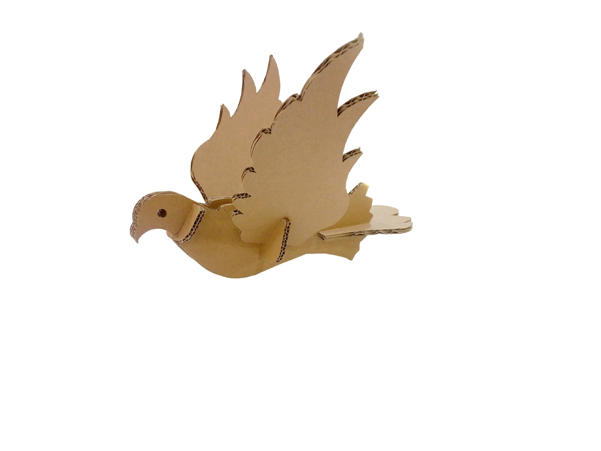 瓦楞纸摆件 鸟工艺品摆件 展会创意装饰品 环保创意居家小鸟摆件
