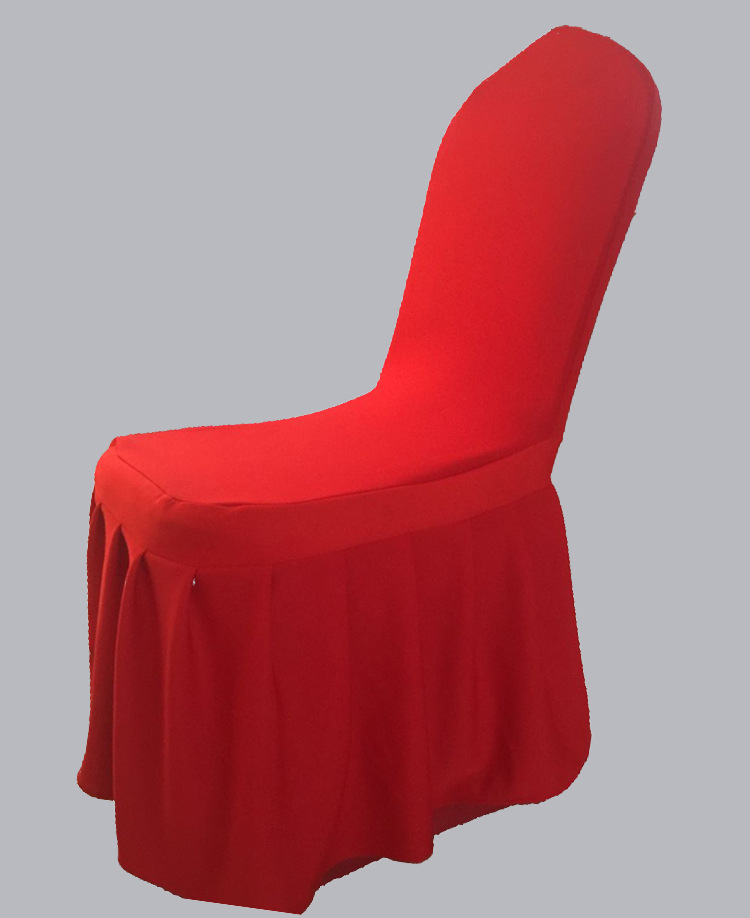 加厚330g连体椅子套婚礼庆典会议椅套酒店餐椅套弹力宴会椅子