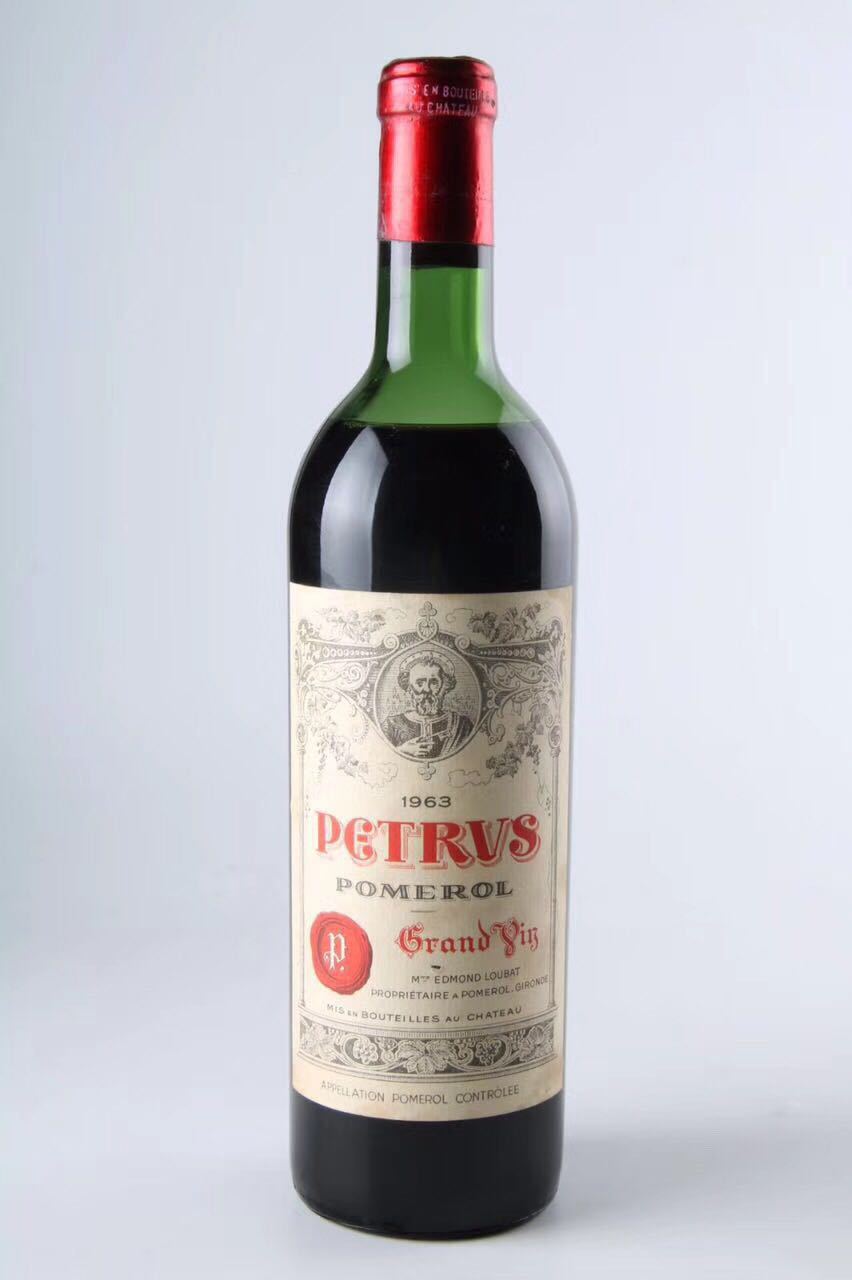 1963年柏图斯酒庄红葡萄酒petrus红酒老年份柏翠红酒