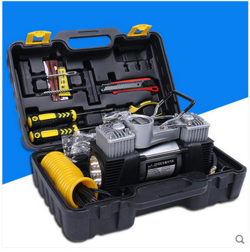 数显车载充气泵 双缸车用轮胎电动12v便携式多功能轿车汽车打气泵