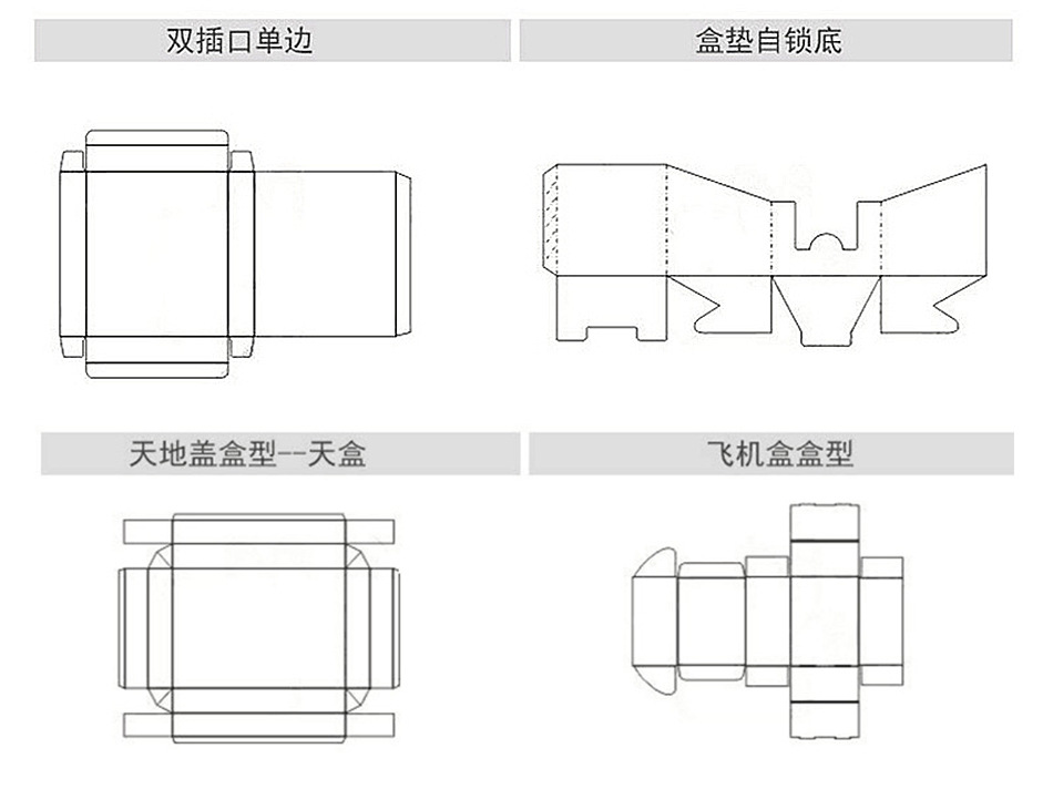 纸盒 定制牛皮纸盒 长方形 双插式样牛皮纸盒子定做 包装纸盒厂家