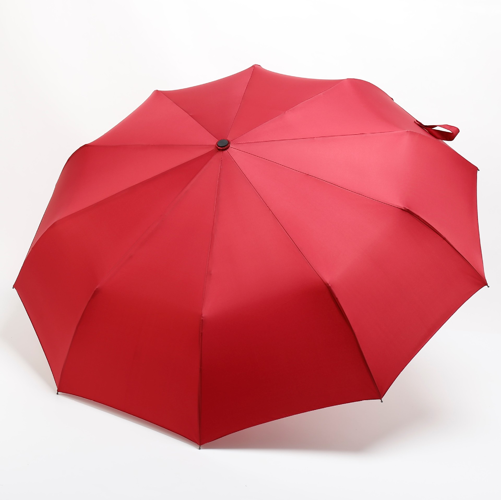 雨伞批发超轻折叠十骨全自动雨伞 广告伞定制led晴雨自开收雨伞