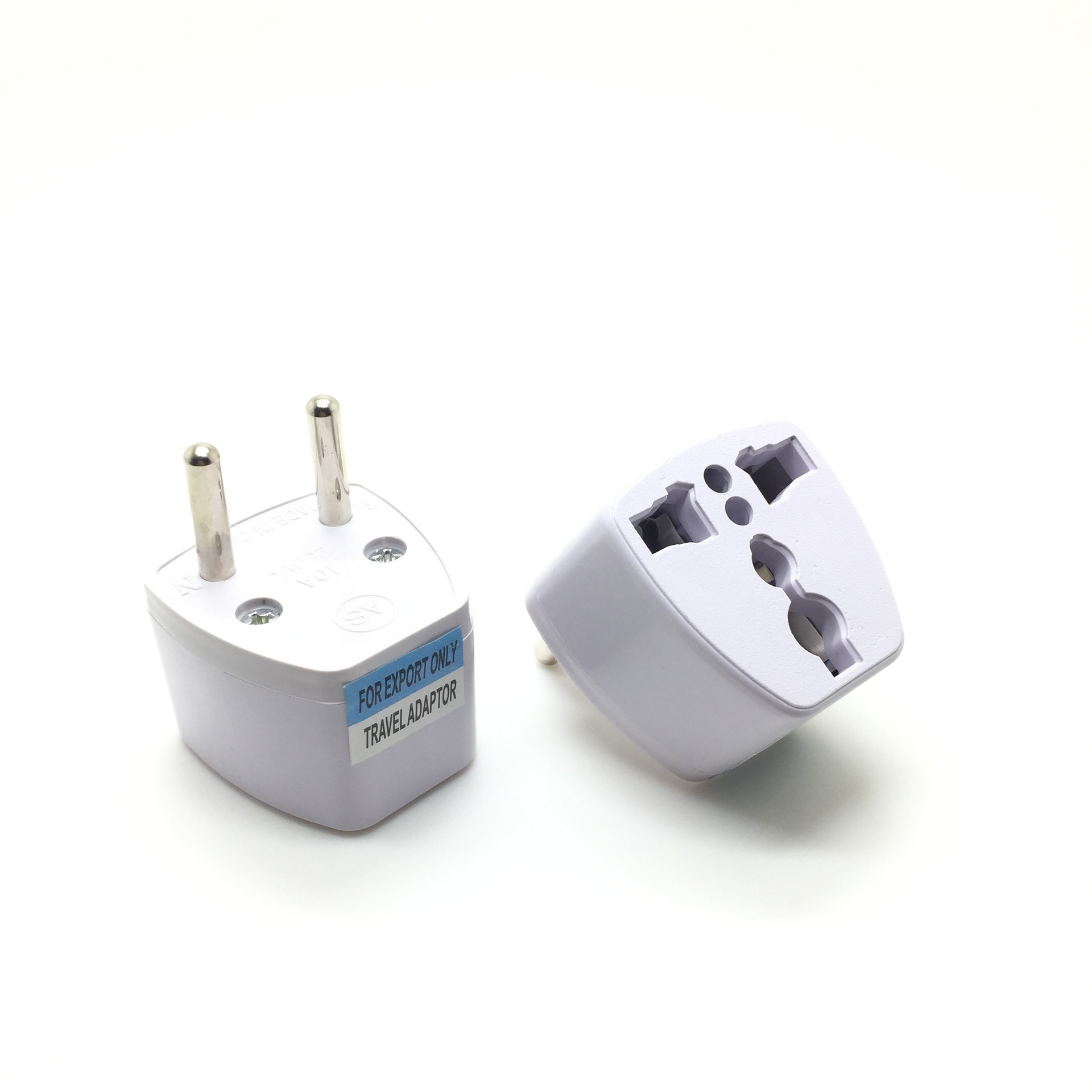 批发 欧规转换插头 旅行万能孔插头 大欧规转换插头两大圆转接头