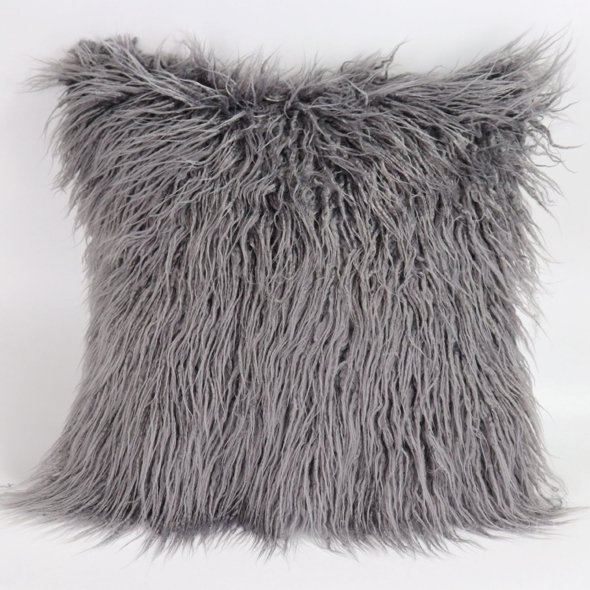 爆款 欧式简约长毛绒抱枕套 办公室沙发抱枕靠枕 时尚汽车大靠垫