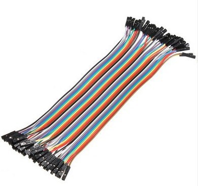 彩排线 40p 杜邦线 母对母 双头1p 长20cm 12股铜丝