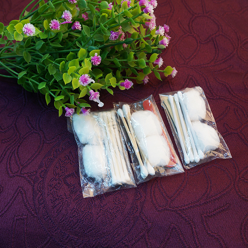 酒店一次性用品护理包 一次性护理包户外旅游塑料棉签护理包爬服