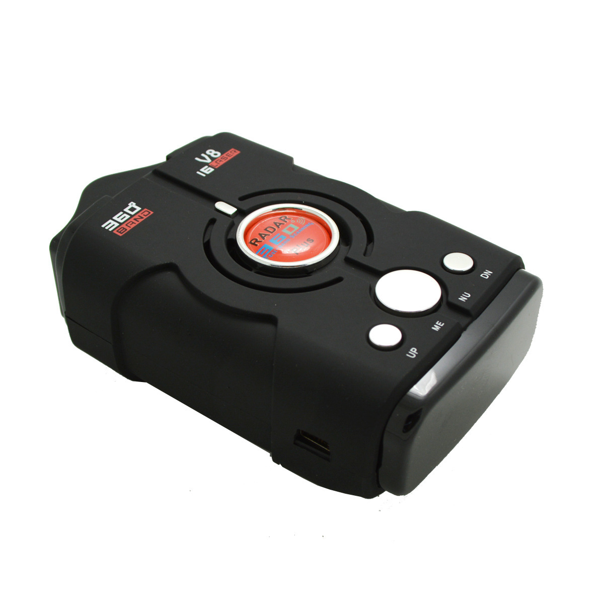 车载测速雷达 v8电子移动雷达测速预警仪英语/俄语 汽车测速仪