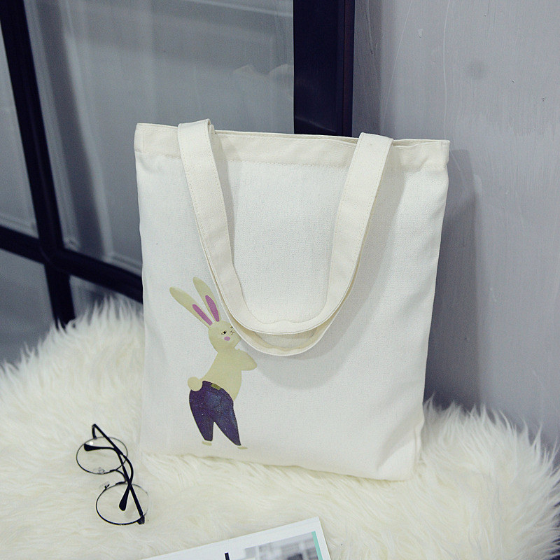 厂家现货批发 手提印花帆布袋 学生单肩帆布包新款文艺帆布包