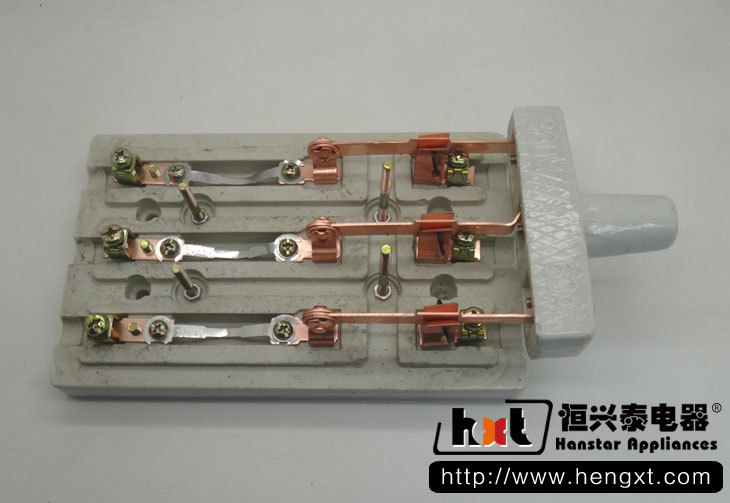 kh2 3x63a老式闸刀开关380v 三相黑色瓷底闸刀开关刀闸负荷式开关