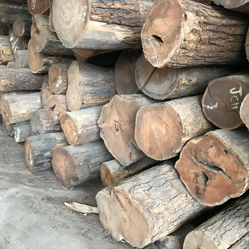 直销小叶红檀 原木红铁木豆 家具用材小叶红檀方料 纹美价格优惠