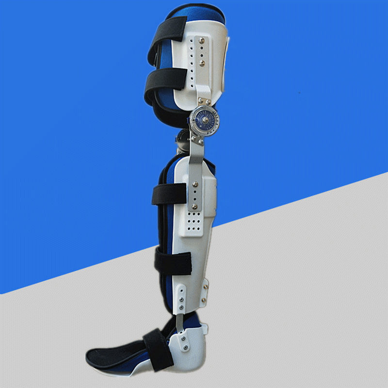 卡盘限位膝踝足矫形器 骨折骨裂术前固定 术后康复锻炼支具