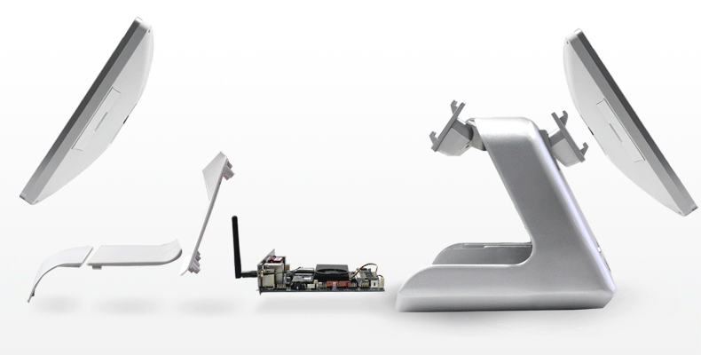 佳维视j09智能触摸收银机 pos收银机收款机 支持各种支付方式