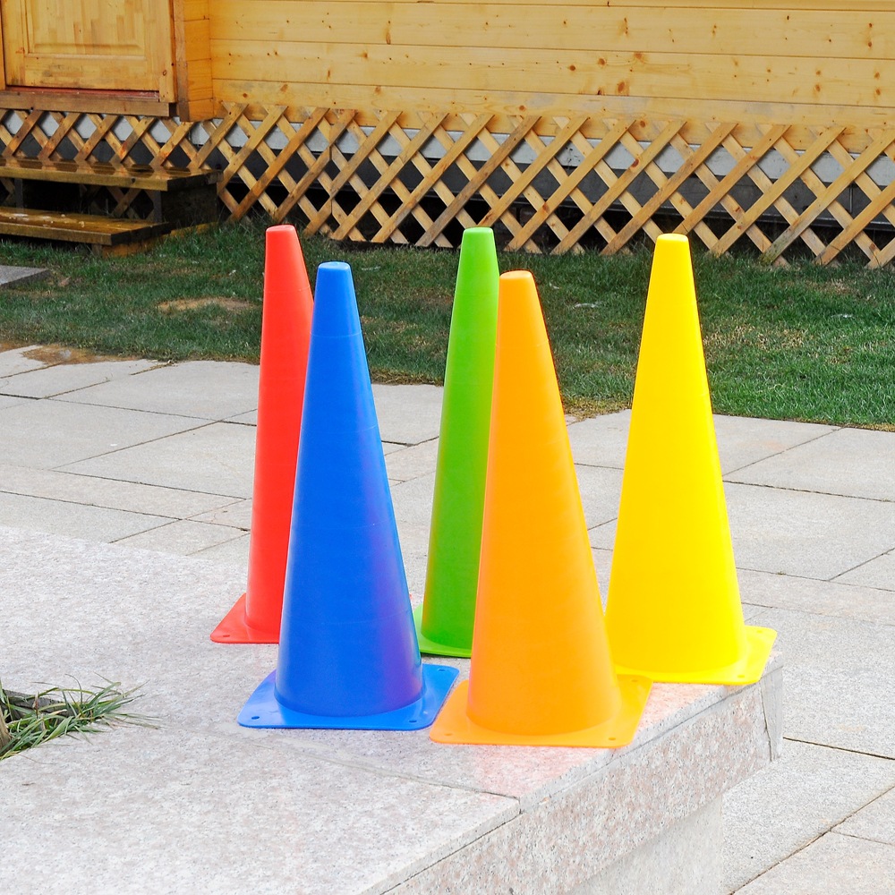 45厘米标志桶路锥路标路障 训练锥障碍物足球训练器材sign bucket