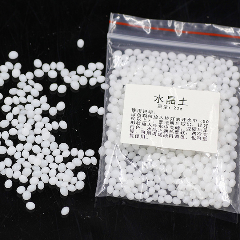 仿液态玻璃遇热变软变透明史来姆可颜料调色重复使用水晶土