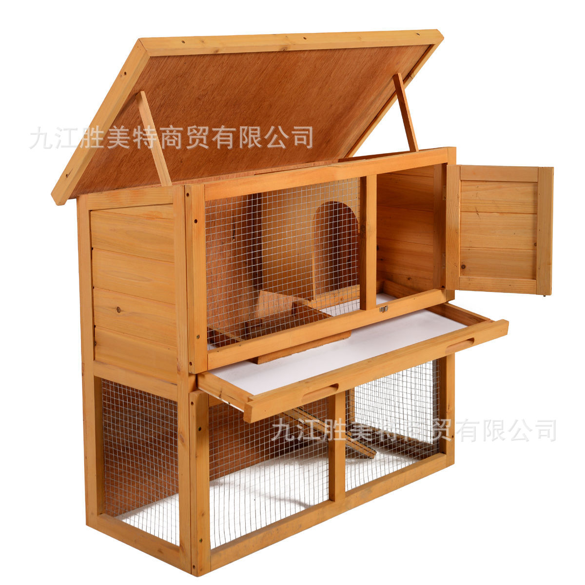 工厂出口木制兔笼鸡窝宠物笼批发