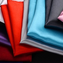 多种款式纯色丝滑纺丝小方巾批发婚礼商务男士西装正装衬衫口袋巾