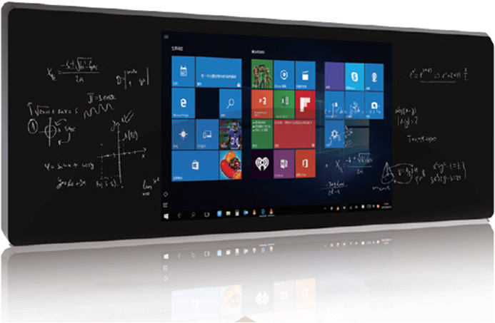 欧帝75英寸智慧教室互动黑板dc750bw价格详谈