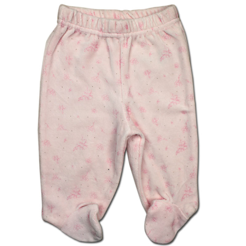 春秋冬季婴儿包脚裤 天鹅绒保暖松紧打底裤 男女宝宝家居长裤