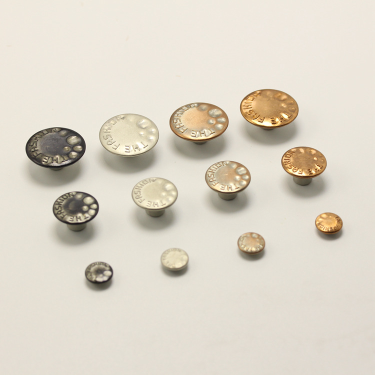 厂家直销供应18mm15mm9.5mm 环保 金属钢铜工字扣纽扣撞钉
