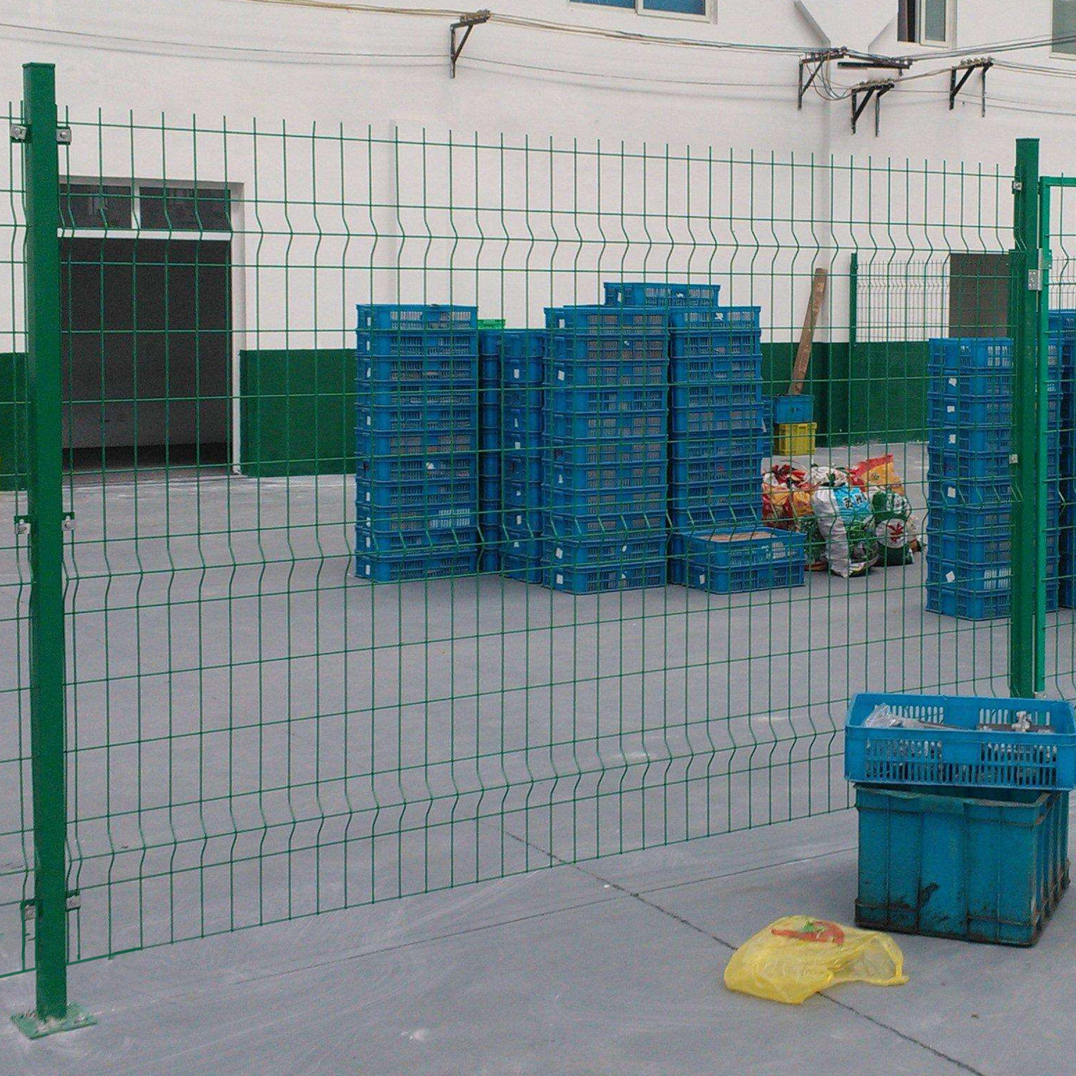 车间隔离网定做/普通直框防护网护栏双开门推拉移门厂家直销