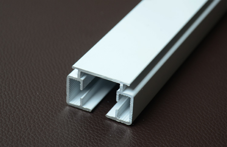 厂家批发电动窗帘轨道开合帘杜亚老尚飞直轨铝型材电泳铝合金导轨