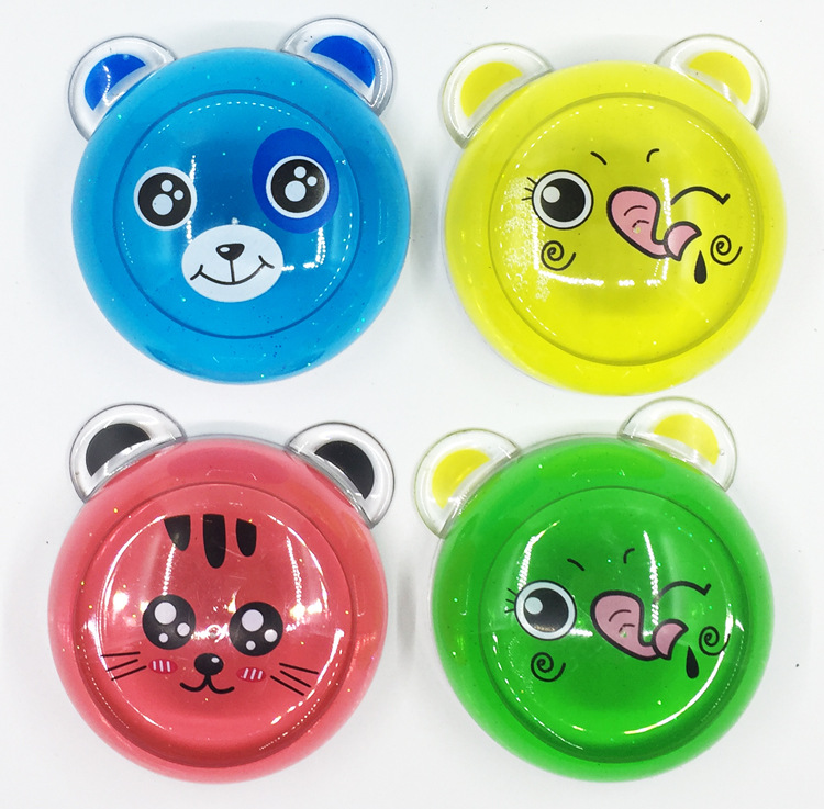 创意新款水晶泥卡通小熊可吹泡泡创意手工泥