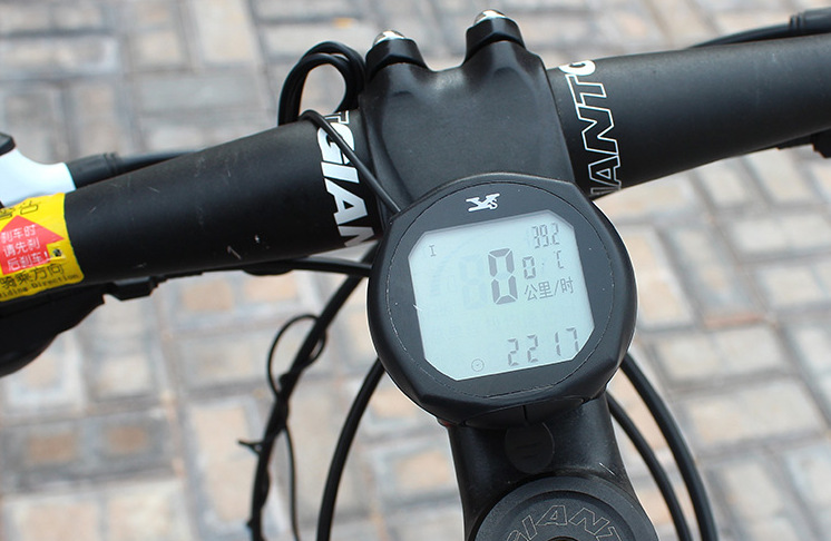 ys398自行车码表 山地公路骑行装备 单车配件 中文夜光 里程表