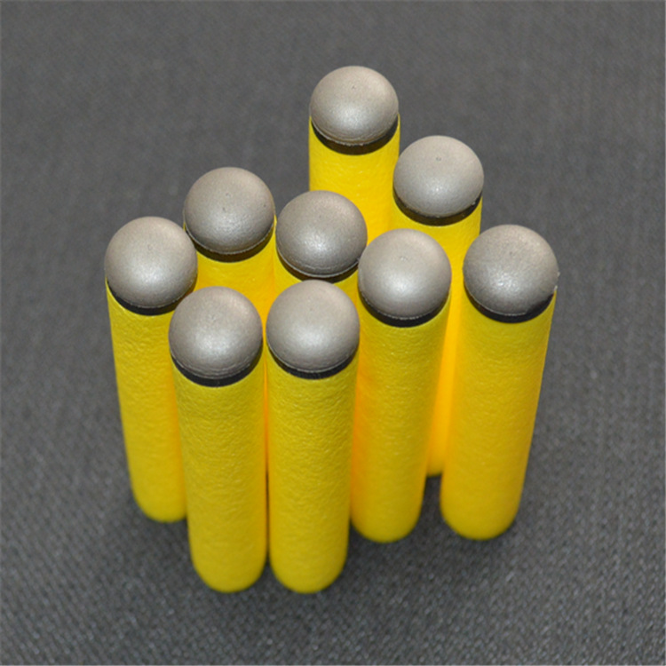 软弹枪子弹海棉吸盘软弹泡沫eva子弹7.2cm常用玩具枪软弹