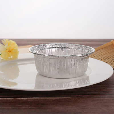 一次性锡纸打包碗外卖碗锡箔碗保温汤碗环保碗快餐煲仔饭碗铝箔碗