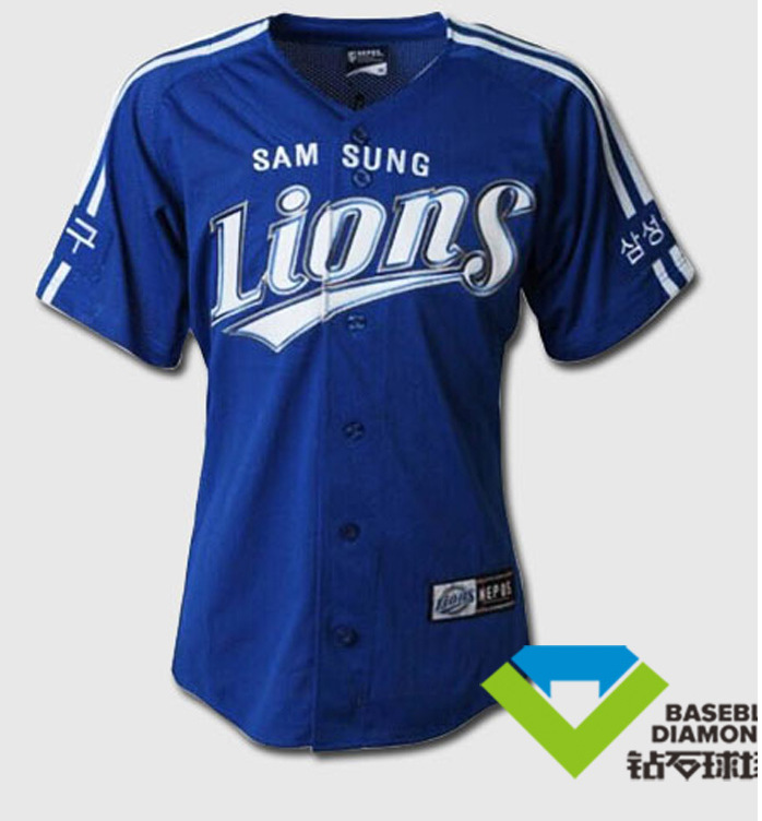 三星棒球服厂家韩国棒球服三星球衣棒球衣订做