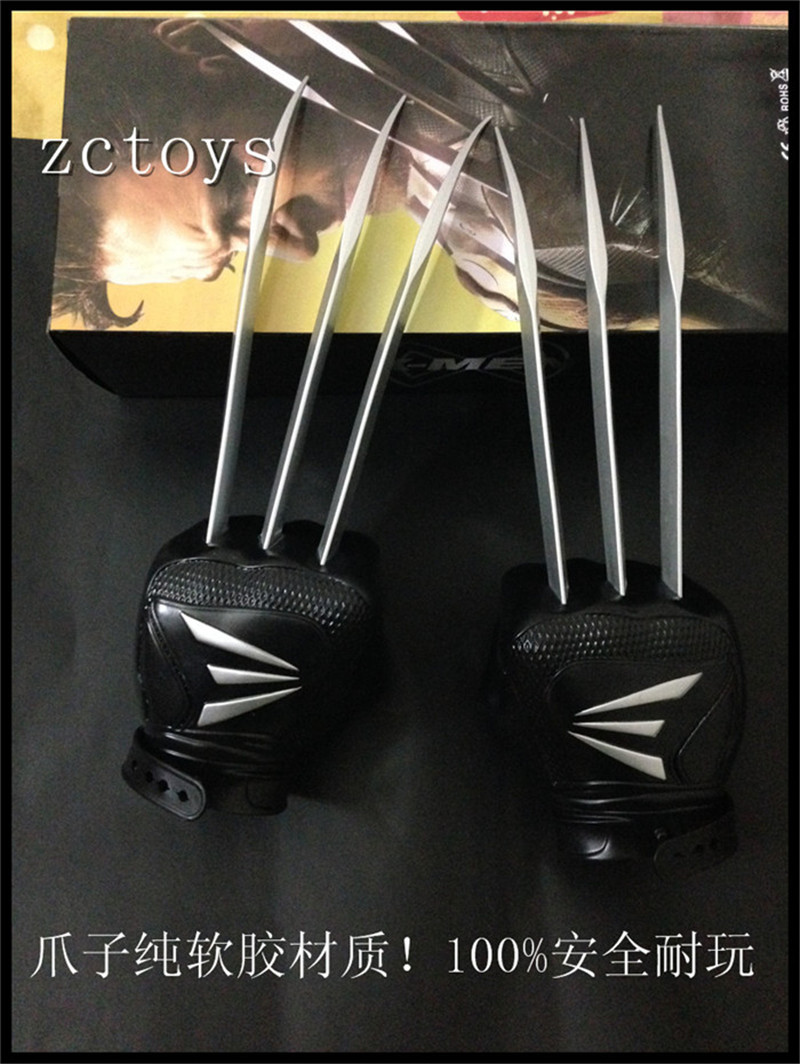 批发1:1金刚狼狼爪手套 成人可穿戴cosplay道具类 模型玩具未开刃