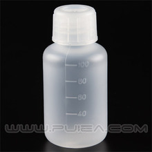 ASONE进口PP塑料小口试剂瓶100ml PP刻度瓶细口瓶 亚速旺半透明瓶