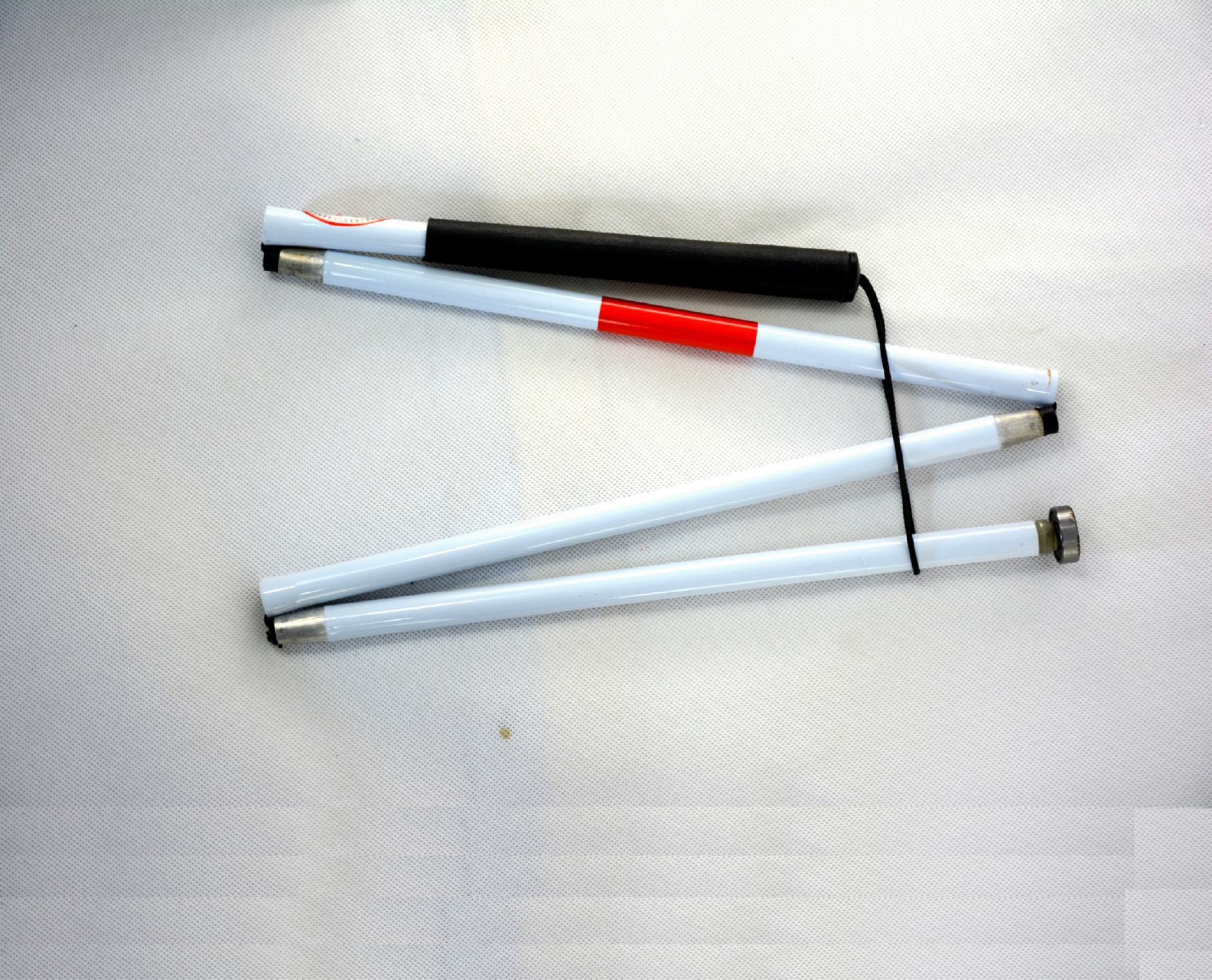 厂家批发誉达牌低视力盲人手杖残疾人四折叠带滑轮盲杖导盲杖