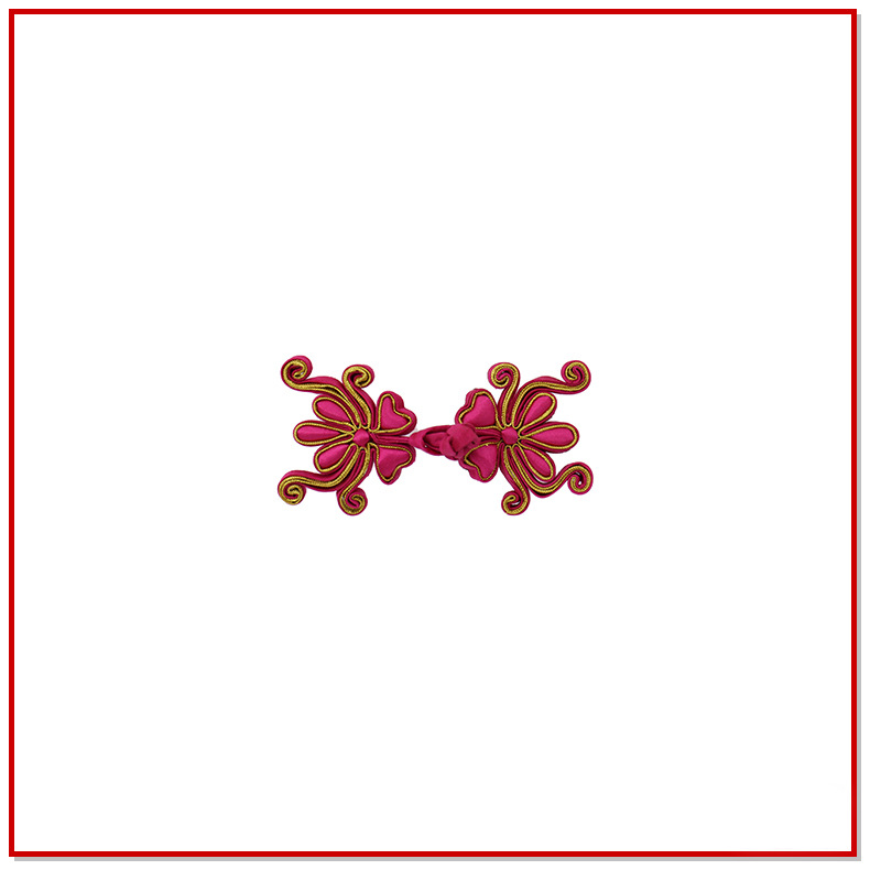 蝴蝶盘扣 手工盘扣 古装唐装旗袍上衣纽扣 彩色喜帖装饰纽扣