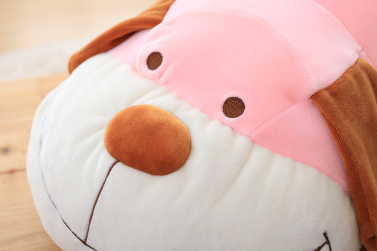 赛特2017新品毛绒 面包狗趴枕 睡觉抱枕 热销萌物