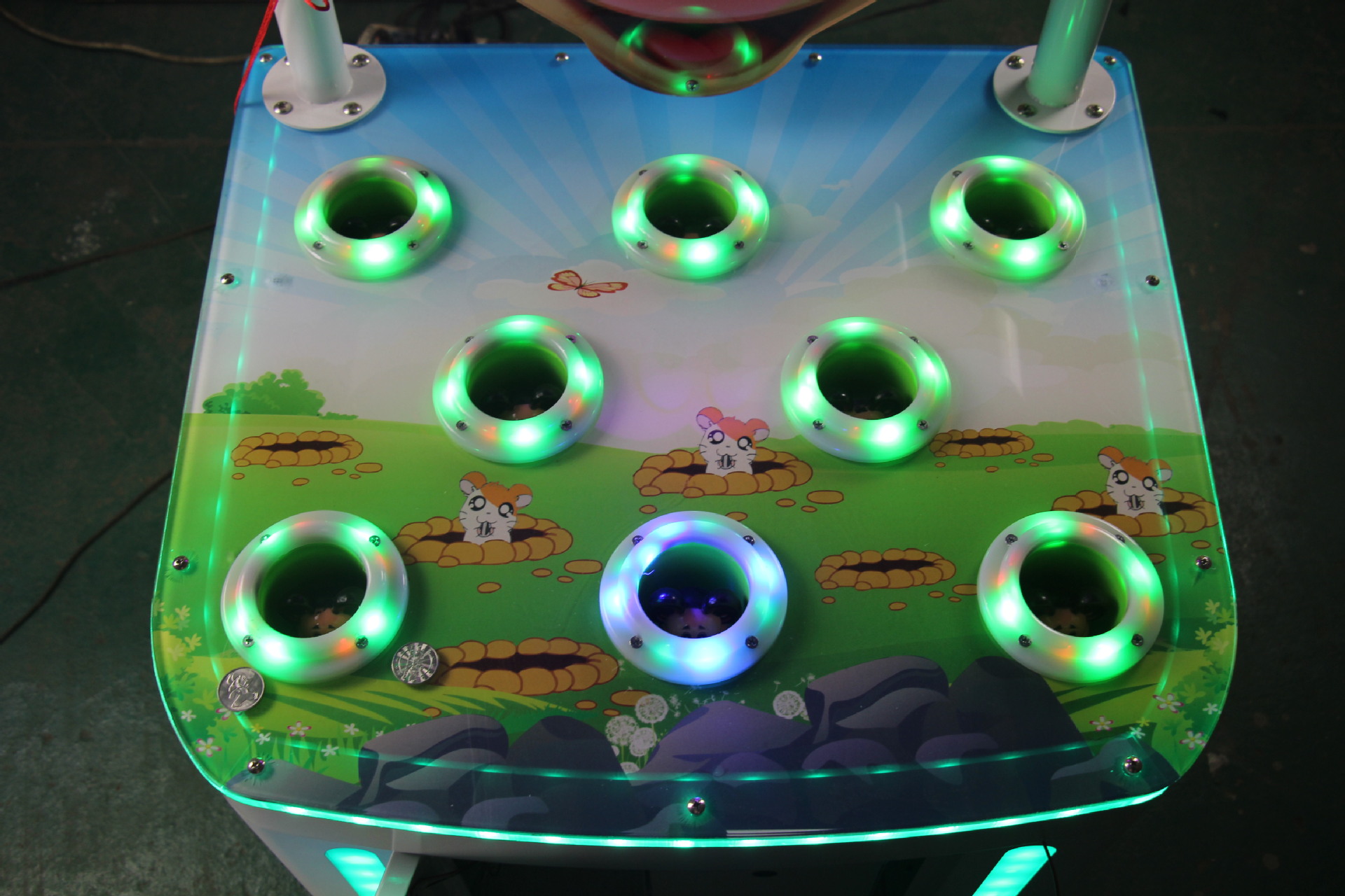 单人打地鼠米奇打老鼠 儿童敲击投币游戏机 室内扭蛋亲子儿童乐园