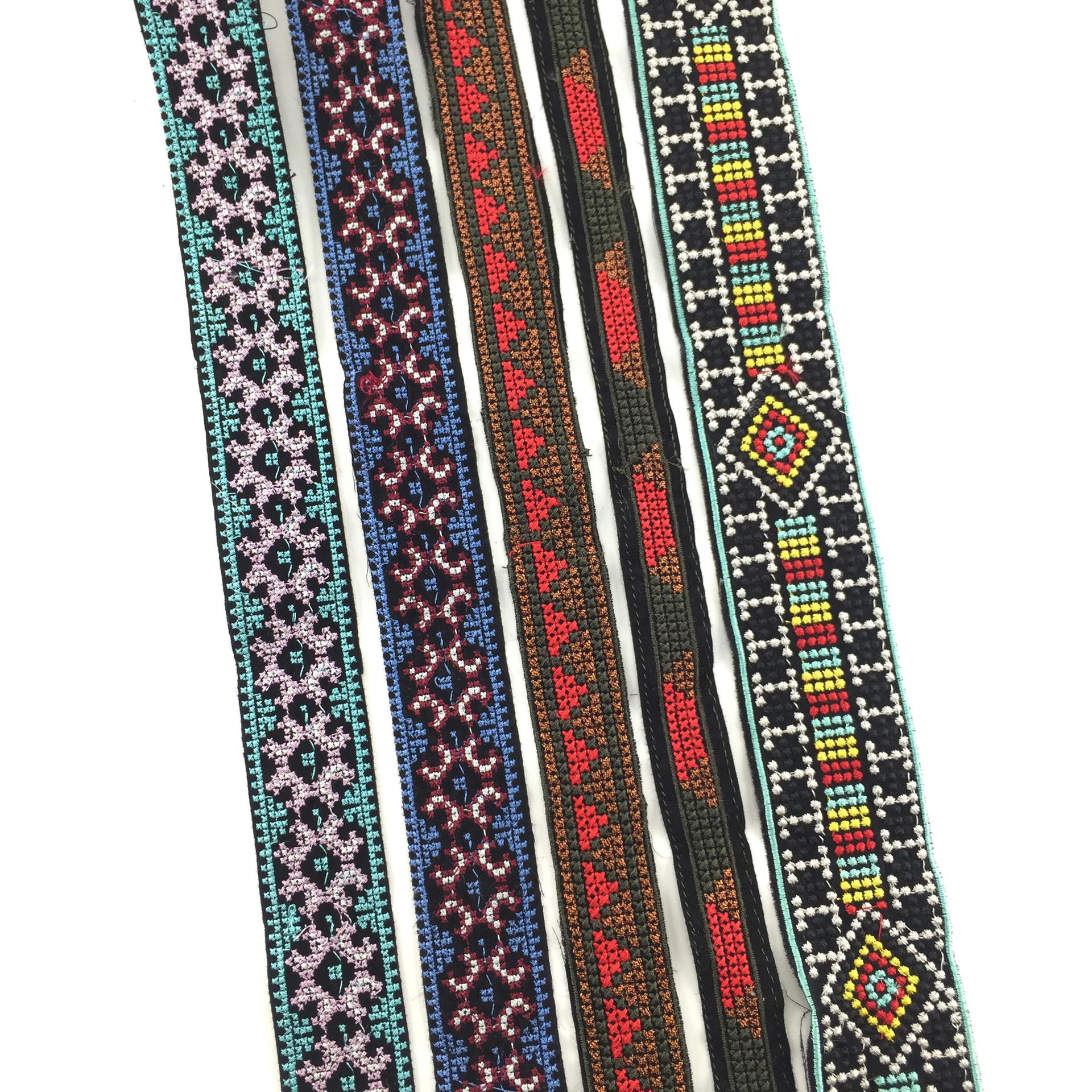 5cm提花织带 彩色刺绣花边批发