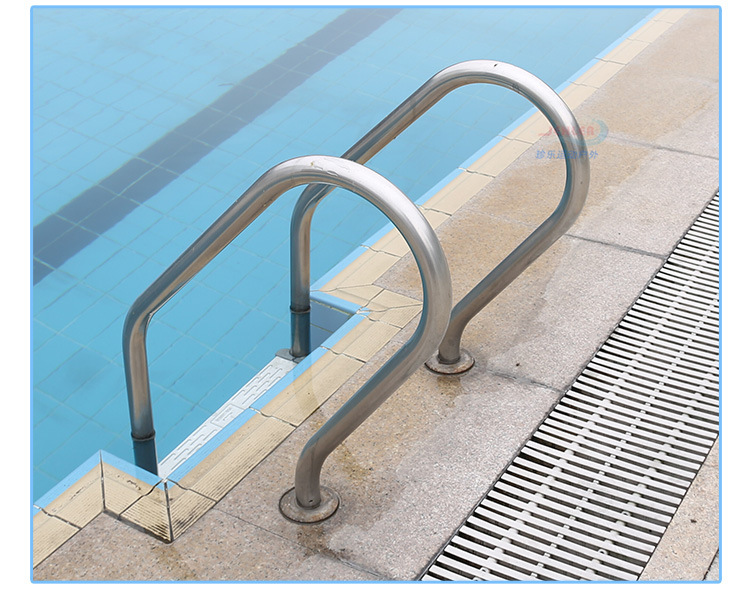 游泳池304加厚型不锈钢扶梯 泳池扶手 泳池扶梯 下水爬梯子踏板sf