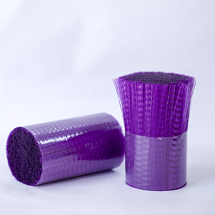 透明紫波纹塑料丝 日用清洁用具塑料丝 制刷塑料丝 厂家直销